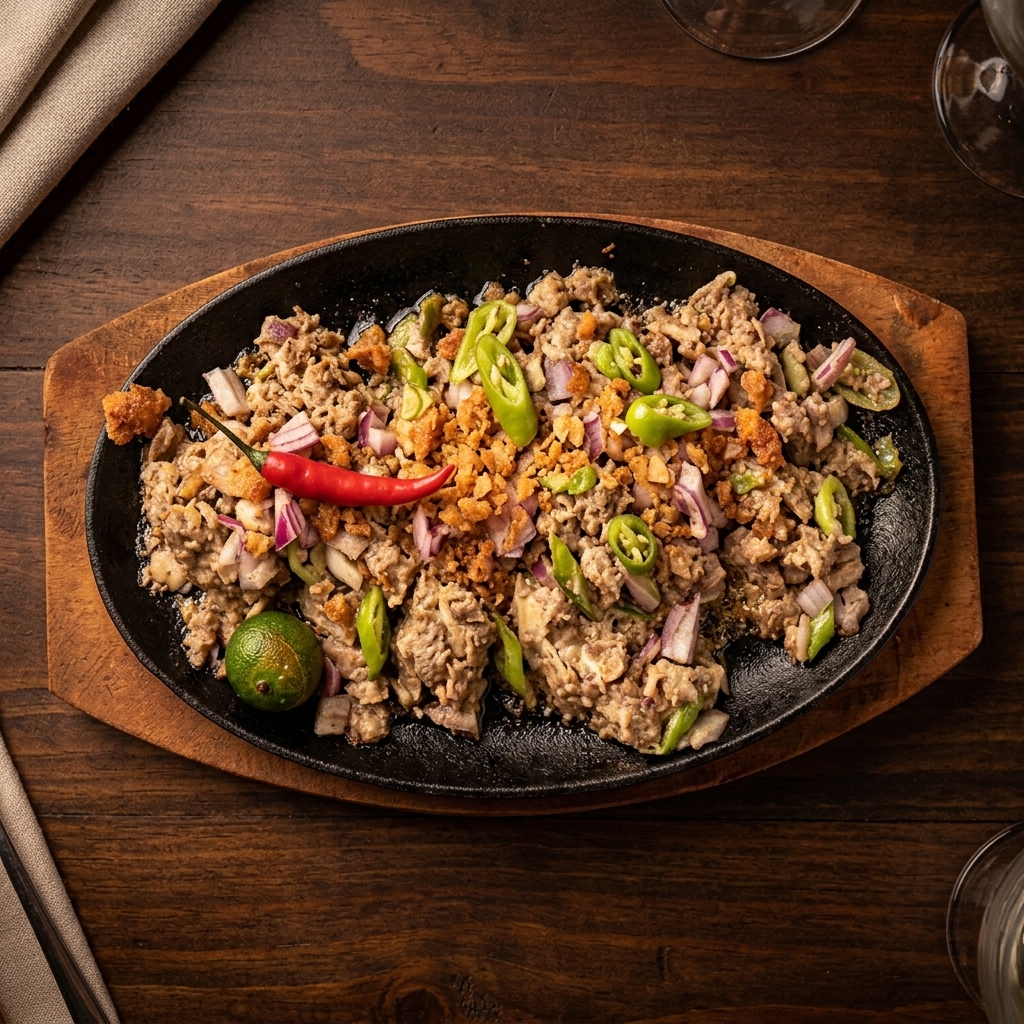 Mar's Sisig Filipino food takeout in Winnipeg – sizzling sisig ready for pickup
